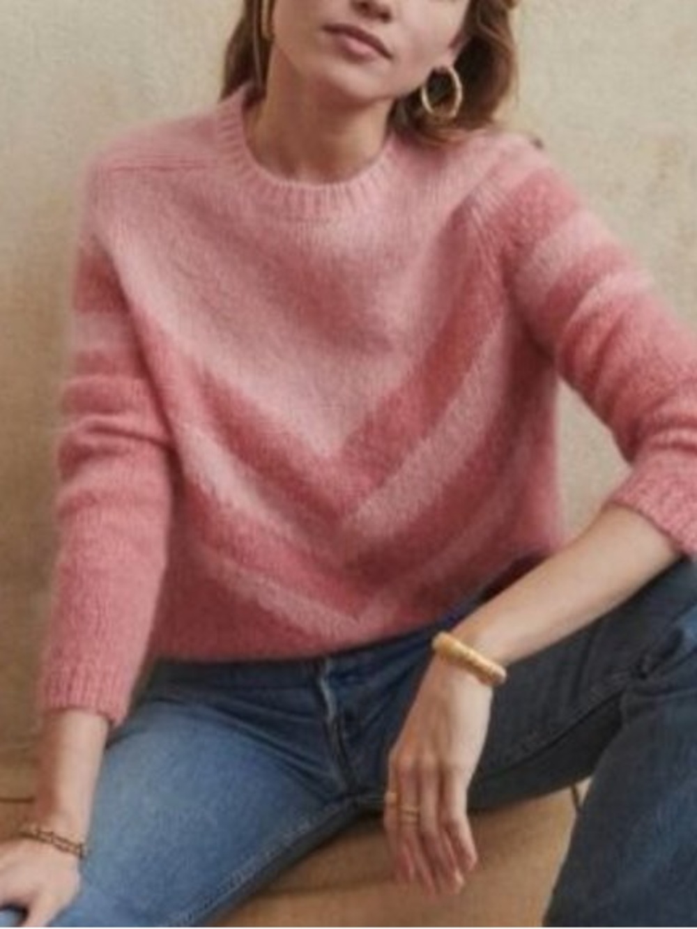 Sezane Joy Crewneck Sweater